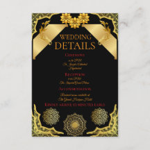 Elegant Ornate Information Card