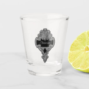 Elegant, Ornate Personalised Vintage Victorian Shot Glass