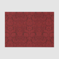 Elegant Ornate Red Victorian Damask