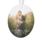 Elegant Our First Christmas Married Photo Newlywed