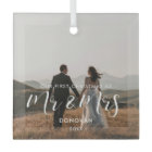 Elegant Our First Christmas wedding photo