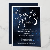 Elegant Over The Moon Engagement Party Real Silver