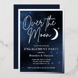 Elegant Over The Moon Engagement Party Real Silver