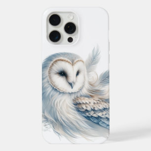 Elegant Owl in Watercolor iPhone 15 Pro Max Case