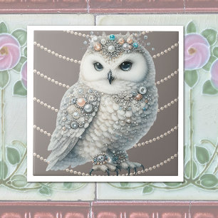 Elegant Owl Tile