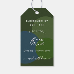 Elegant Packaging Supplies Dark Green and Blue Gift Tags