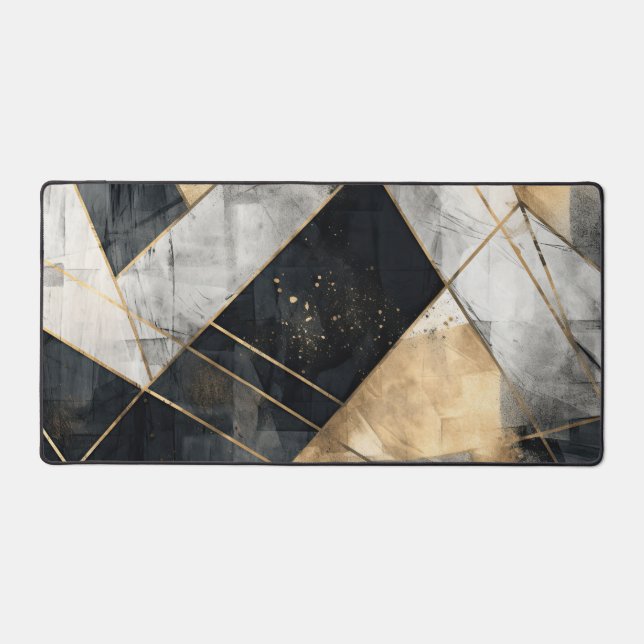 Elegant painted background desk mat (Front)