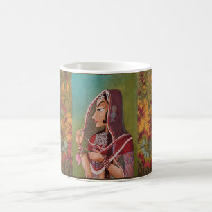 Elegant Painting of a Woman Mug