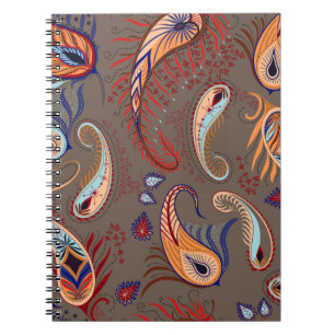 Elegant Paisley Print: Vintage Pattern Notebook