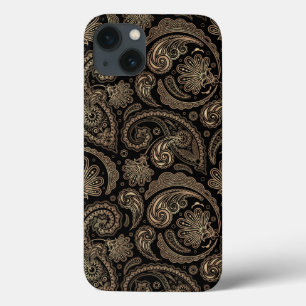 Elegant Paisley Vintage Damask Flowers Pattern iPhone 13 Case