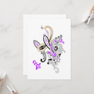 Elegant Paisley Wedding Invitation
