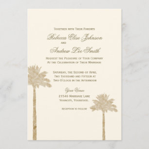 Elegant Palm Invitation