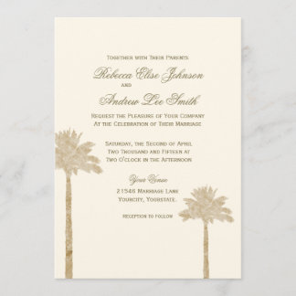Elegant Palm Invitation