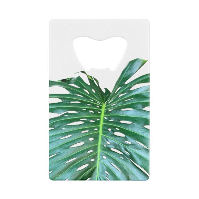 Elegant Palm Leaf tropical jungle rainforest leaf (Front)