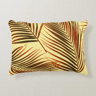 Elegant Palm Repeat Pattern Design Decorative Cushion