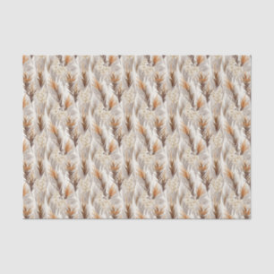 Elegant Pampas Grass tiled Tissue Paper
