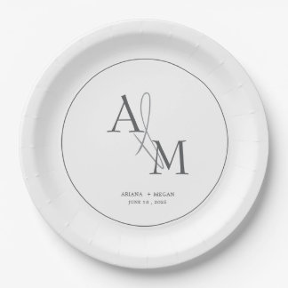 Elegant Paper Plates | Personalised Party Style