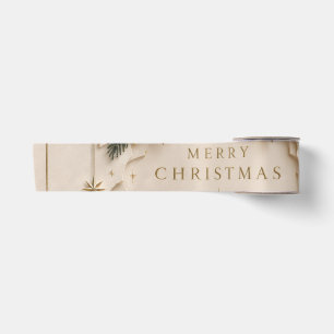 Elegant Papercut Christmas ,Layered Winter holiday Satin Ribbon