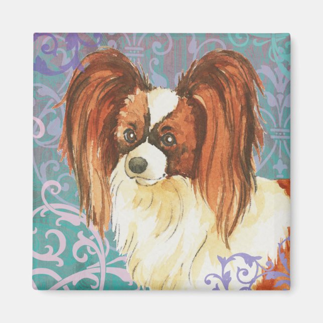 Elegant Papillon Magnet (Front)