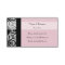 Elegant Parisian Damask Pink Ribbon