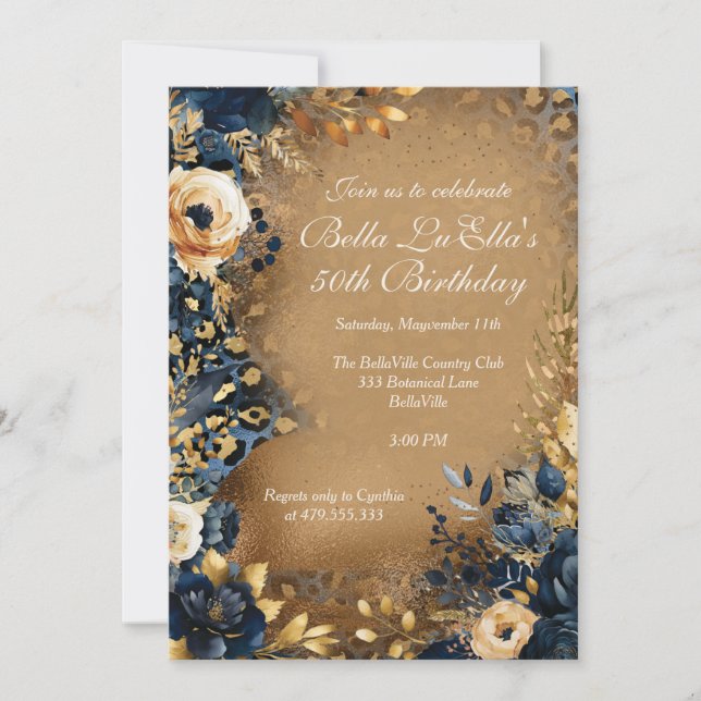 Elegant Party Invitations (Front)