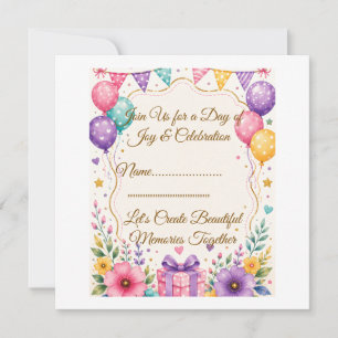 Elegant Party Invite Template