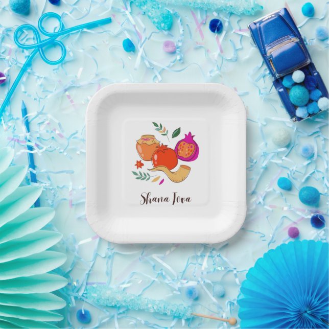 Elegant Party Plates  Colourful Paper Plates  Cele (Party)