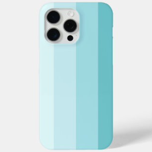 Elegant Pastel Blue Gradient Vertical Stripes iPhone 15 Pro Max Case