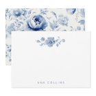 Elegant Pastel Blue Watercolor Roses