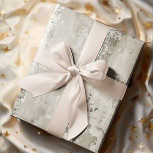 Elegant Pastel Concrete Effect  Wrapping Paper