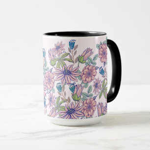 Elegant Pastel Floral Dream Garden Mug