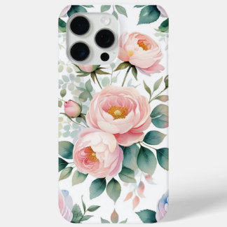 Elegant Pastel Floral Phone Case Design – Watercol