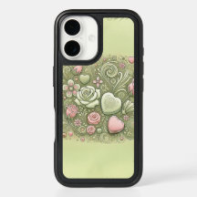 Elegant Pastel Floral Valentine's Mobile Case