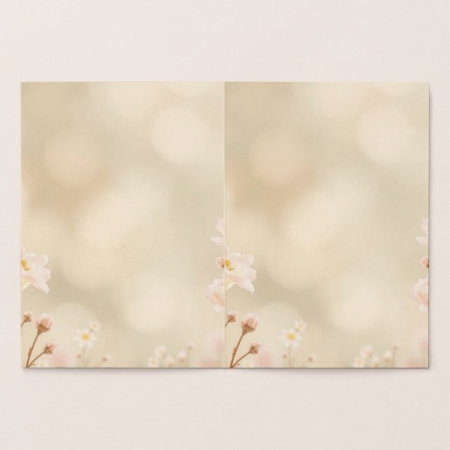 Elegant Pastel Floral Wedding Invitation | Soft Wa (Inside)