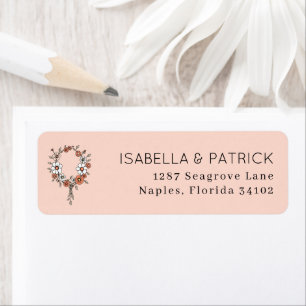 Elegant Pastel Floral Wreath