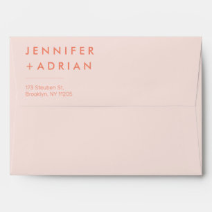 Elegant Pastel Minimal ﻿Modern Envelope