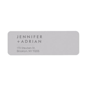 Elegant Pastel Minimal Modern Return Addre Label