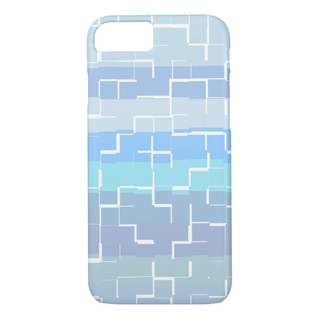 Elegant Pastel Multi-Colour Abstract Pattern Case-Mate iPhone Case (Back)