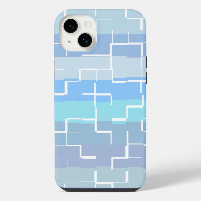 Elegant Pastel Multi-Colour Abstract Pattern iPhone Case (Back)