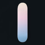 elegant pastel pink blue bright gradient colours skateboard<br><div class="desc">elegant pastel pink blue bright gradient colours. beautiful blurred background. modern blending backdrop. aesthetic abstract art. Soft aurora colours.</div>