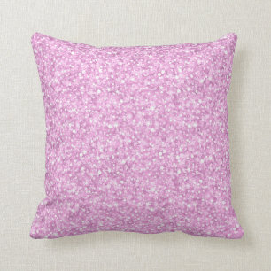 Elegant Pastel Pink Glitter & Sparkles Cushion