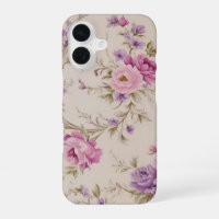 Elegant Pastel Pink & Purple Garden Blooms
