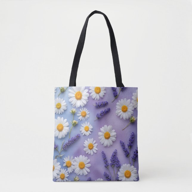 Elegant Pastel Purple Tote (Front)