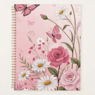 Elegant Pastel Rose Garden iPad Smart Cover Planner