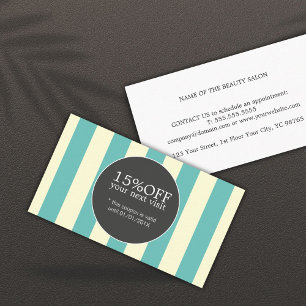 Elegant Pastel Stripes Black Beauty Coupon