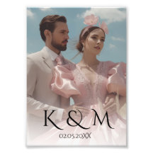 Elegant Pastel Vintage picture Wedding