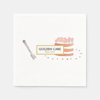 Elegant Pastry/Bakery/Cafe Napkins