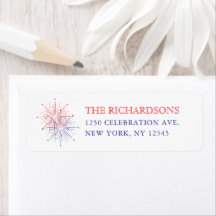 Elegant Patriotic Fireworks | 4th of July Wedding