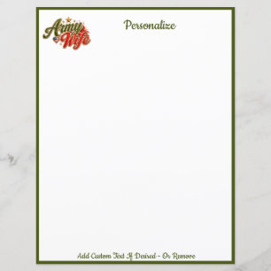 Elegant Patriotic Military Spouse Army Wife
