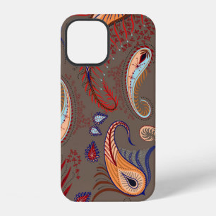 Elegant pattern. paisley illustration.  iPhone 12 case